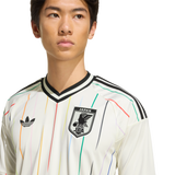 Adidas Japan Away Long Sleeves 2026 Men's Replica Jersey White JZ9697