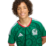 ADIDAS Mexico Home 2026 Junior Boy Replica Jersey Green KA6063