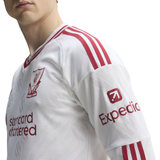 ADIDAS Liverpool 26/27 Away Longsleeve Authentic Men Replica Jersey White KB8308