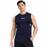 ALX Men's Running Sleeveless Tight Top Navy TXMA13000220