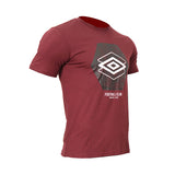 UMBRO Men's S/S Round Neck Shirt Maroon UBMA02060-35