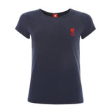 LFC Women Liverbird Emblem Tee Round Neck NAVY