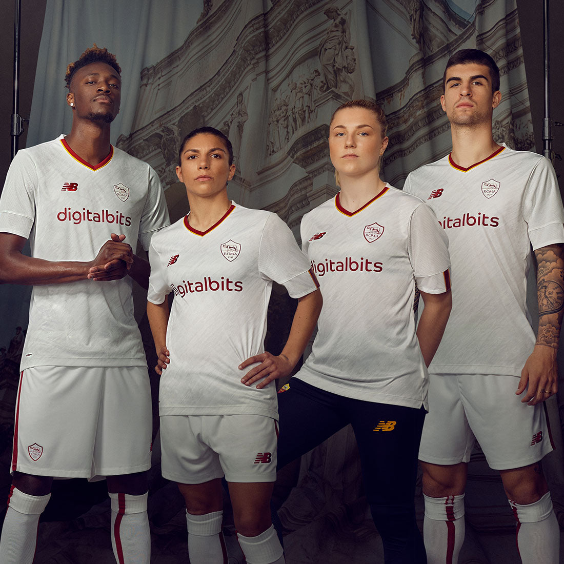 AS ROMA 22/23 NEW BALANCE AWAY MEN'S JERSEY WHITE – Al-Ikhsan Sports