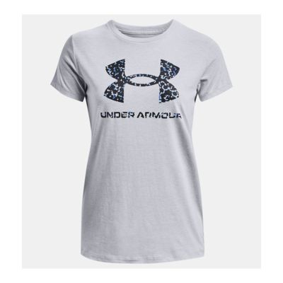 UNDER ARMOUR SPORTSTYLE WOMEN'S GRAPHIC TEES GREY