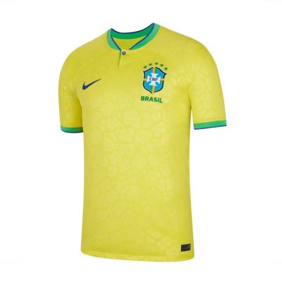 BRAZIL 2022 STADIUM HOME MEN'S NIKE DRI-FIT FOOTBALL JERSEY YELLOW