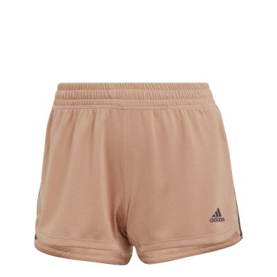 Adidas Pacer 3-Stripes Knit Women's Shorts BROWN