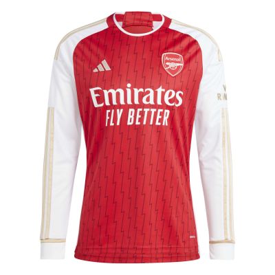 Arsenal 23/24 Adidas Long Sleeve Home Men's Jersey RED