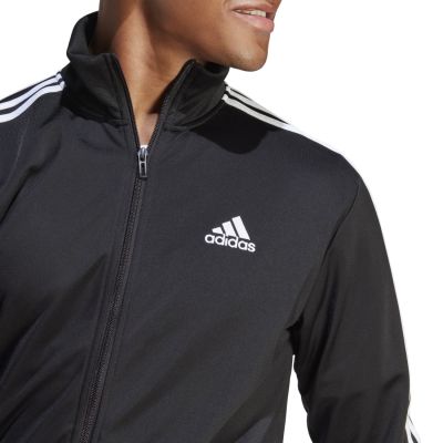 Adidas Basic 3 Stripes Tricot Men's Jacket BLACK