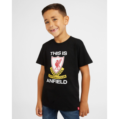 LFC This is Anfield Junior T-shirt BLACK