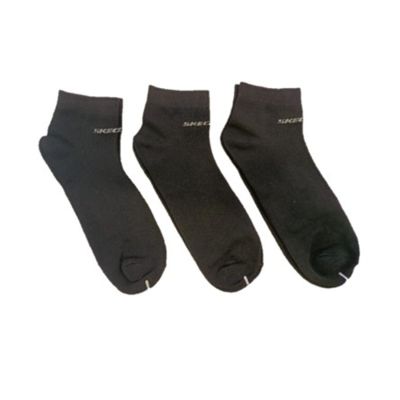 Skechers Quarter Socks 3P BLACK