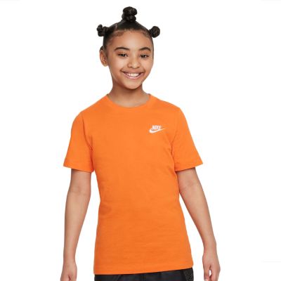 Nike Sportswear Big Kids' T-Shirt Orange