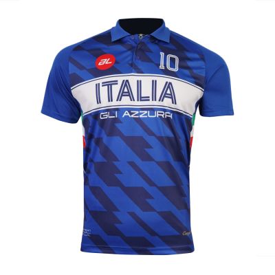 Al Italy Men's Polo Blue