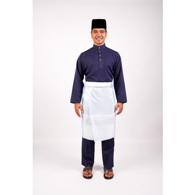 AL Men's Baju Melayu Regular Fit Navy
