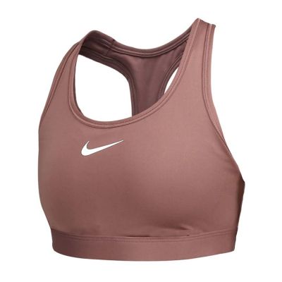 Nike Swoosh Medium Support Women's Padded Sports Bra Brown