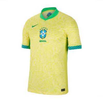 Brazil 2024 Stadium Home Men's Nike Dri-FIT Football Replica Jersey Yellow
