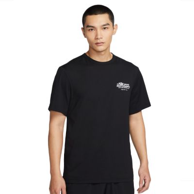 Nike Dri-FIT UV Short-sleeve Versatile Men's Jersey Black