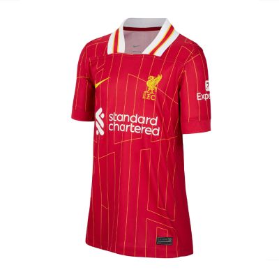 Liverpool FC 2024/25 Stadium Home Big Kids' Nike Dri-FIT Football Replica Jersey Red