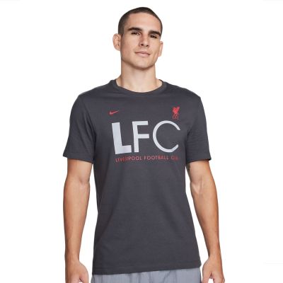 Liverpool FC Mercurial Men's Nike Football T-Shirt Grey
