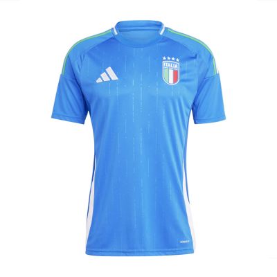Italy 24 Home Adidas Men's Jersey Blue