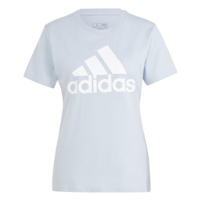 Adidas Essentials Logo Women's T-Shirt Blue