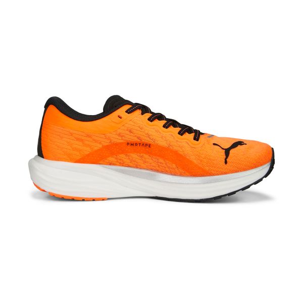PUMA Mens Deviate Nitro 2 Wide Running Sneakers Shoes - Orange