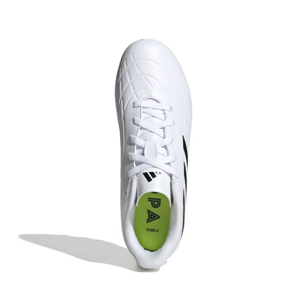 Adidas Copa Pure II.4 Flexible Ground Junior Football Boots WHITE
