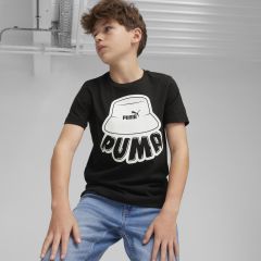 Puma Ess+ Mid 90S Graphic Junior T-Shirt Black