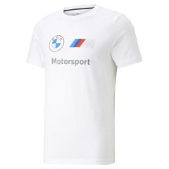 Puma BMW M Motorsport ESS Men's Logo Tee WHITE