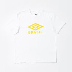 UMBRO 'OUR GAME' BRAZIL MEN'S TEES WHITE