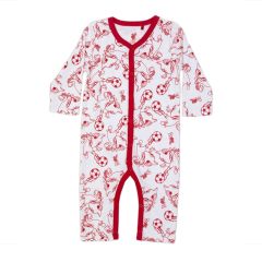 LFC MIGHTY RED BABY ROMPER WHITE