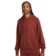 NIKE AIR MEN'S FRENCH TERRY PULLOVER HOODIE BROWN