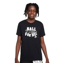 NIKE SPORTSWEAR CULTURE OF BASKETBALL BIG KIDS' (BOYS') T-SHIRT BLACK