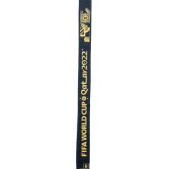 FIFA WORLD CUP QATAR 2022 LANYARD WITH SANITIZER POUCH BLACK