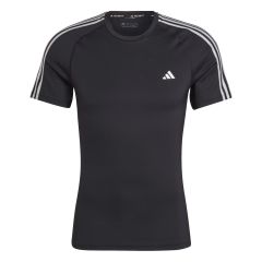 Adidas Techfit 3-Stripes Training Men's T-Shirt BLACK