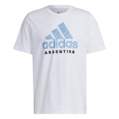 ADIDAS ARGENTINA MEN'S GRAPHIC T-SHIRT WHITE
