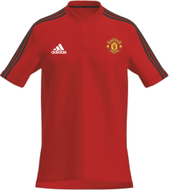 Adidas Manchester United DNA 3- Stripes Men's Polo RED