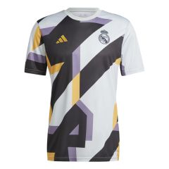 Real Madrid 23/ 24 Adidas Pre-Match Men's Jersey SILVER