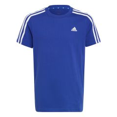 Adidas Essentials 3- Stripes Junior Cotton Tees BLUE