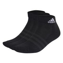 Adidas Cushioned Sportswear Ankle Socks 3 Pairs BLACK