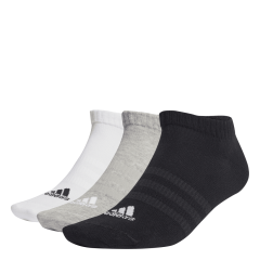 Adidas Thin and Light Sportswear Low-Cut Socks 3 Pairs GREY