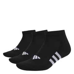 Adidas Performance Cushioned Low Socks 3 Pairs BLACK