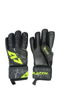 Ma7ch Football Gloves BLACK