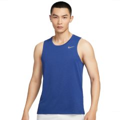 Nike Dri-FIT Miler Men's Running Tank Blue