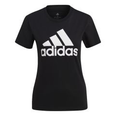 Adidas Essentials Logo Women's T-Shirt Black